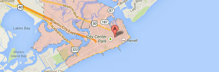 Map of Atlantic City, New Jersey Map of Atlantic City, New Jersey