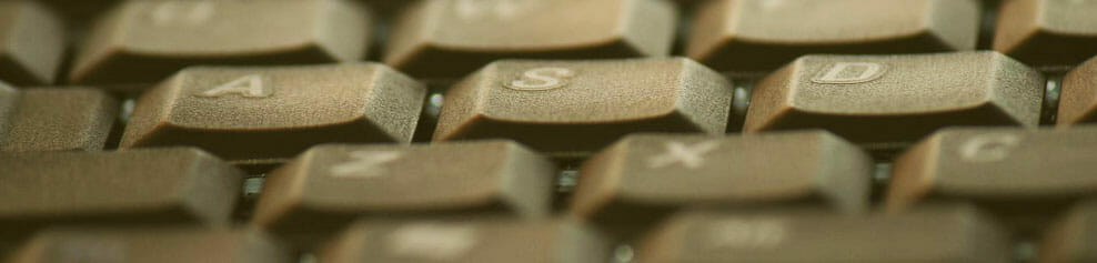 Keyboard of Internet computer Keyboard of Internet computer