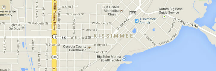 Map of Kissimmee, Florida Map of Kissimmee, Florida