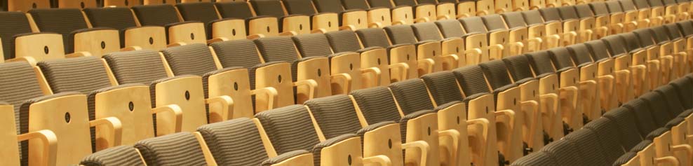 Empty conference room with no registration Empty conference room with no registration